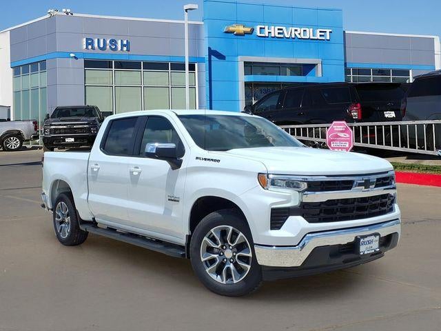 2026 Chevrolet Silverado 1500 LT in Summit White — front three-quarter view