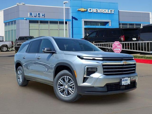 2026 Chevrolet Traverse LT in Sterling Gray Metallic — front three-quarter view