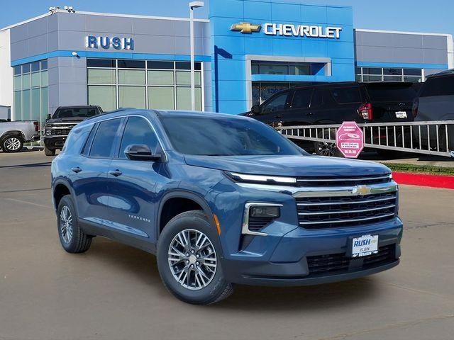 2026 Chevrolet Traverse LT in Lakeshore Blue Metallic — front three-quarter view