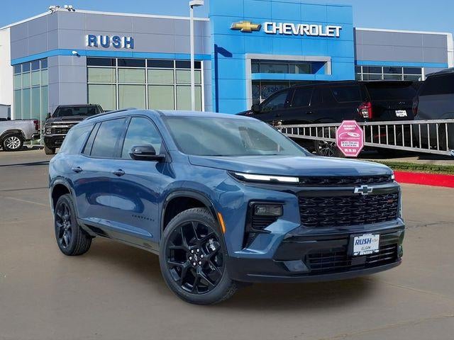 2026 Chevrolet Traverse RS in Lakeshore Blue Metallic — front three-quarter view