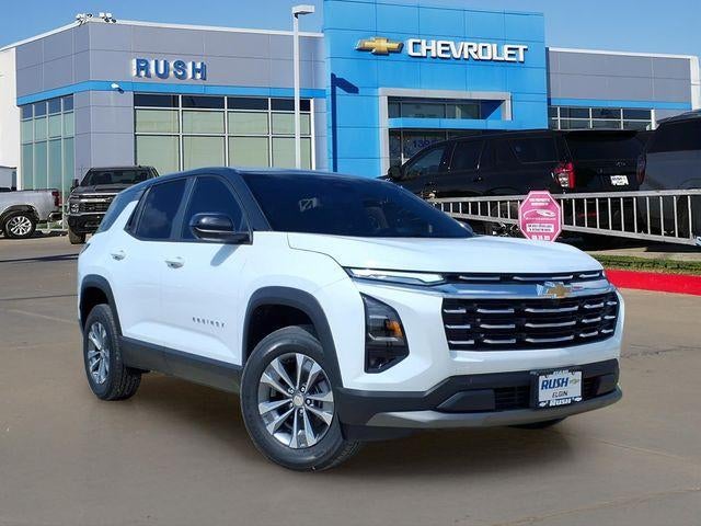 2026 Chevrolet Equinox LT in Summit White — front three-quarter view
