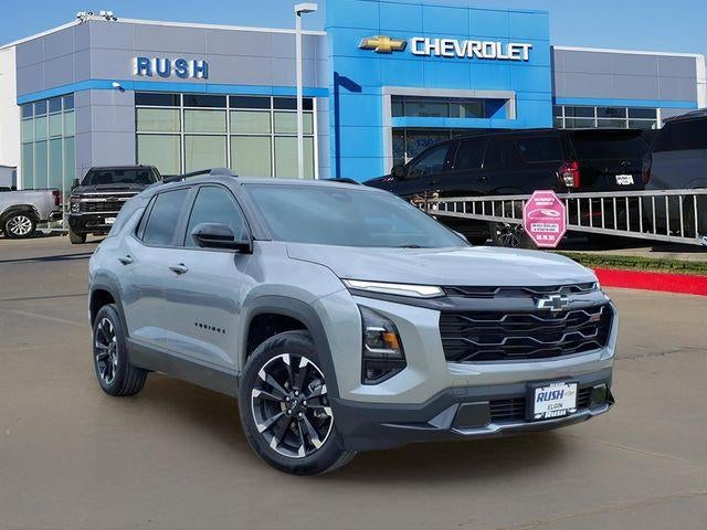 2025 Chevrolet Equinox RS in Sterling Gray Metallic — front three-quarter view