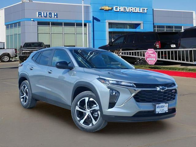 2026 Chevrolet Trax 1RS in Sterling Gray Metallic — front three-quarter view